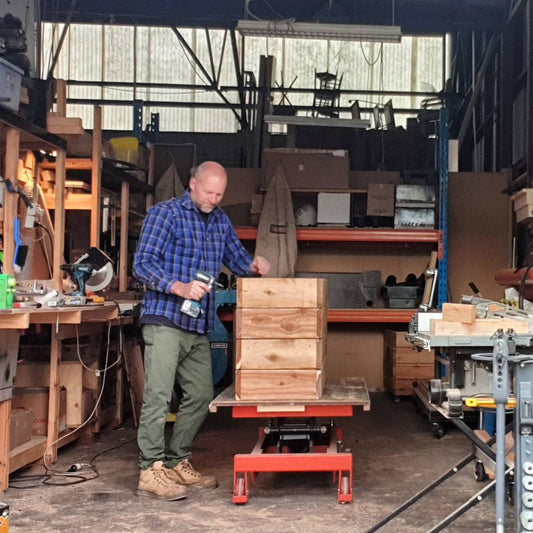 Making the Orto self watering planter in our workshop