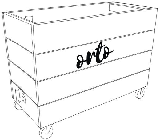 ORTO Self Watering Planter Box 90 x 42 x 69cm