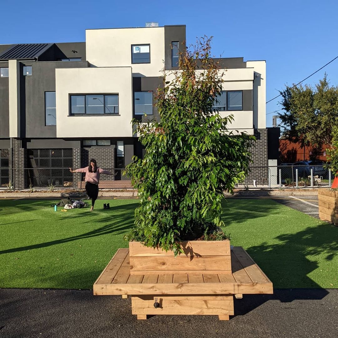 urban garden self watering tree