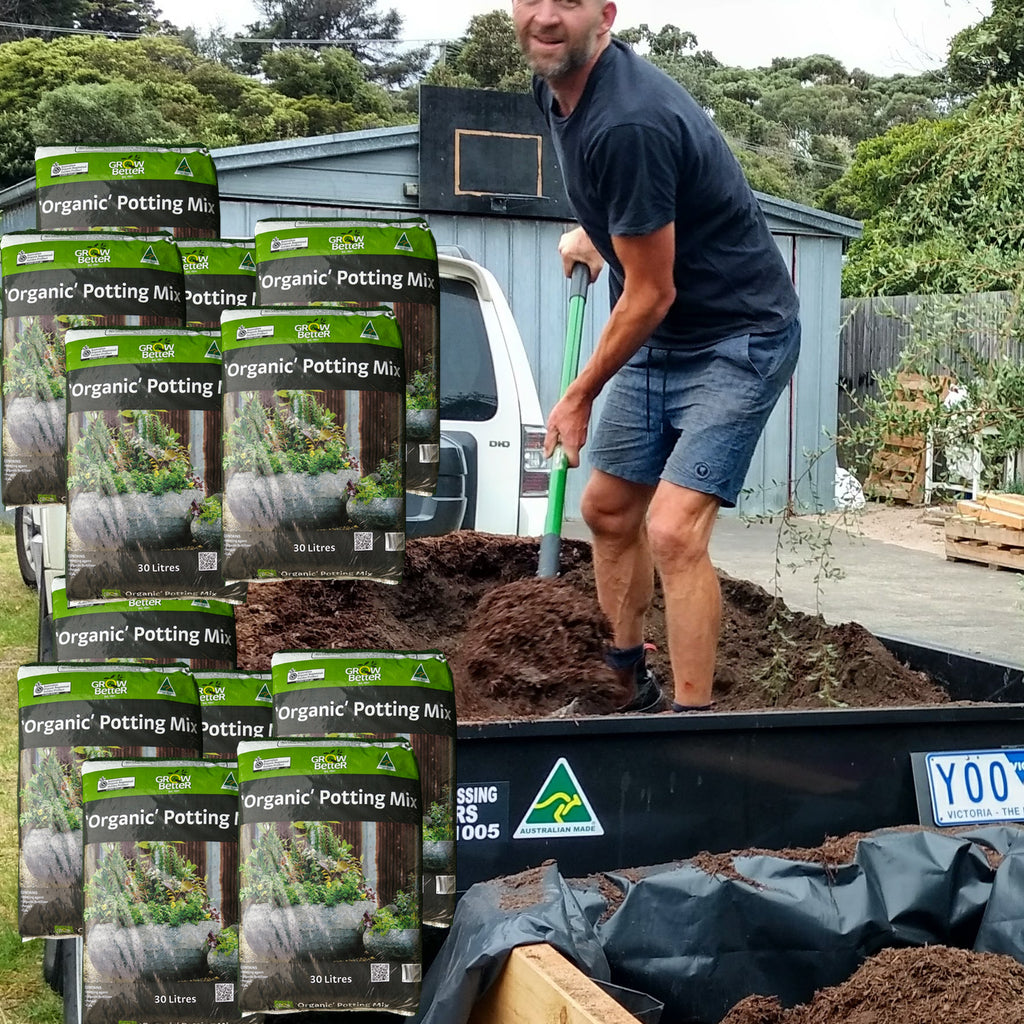 wicking potting mix Raised Wicking Bed