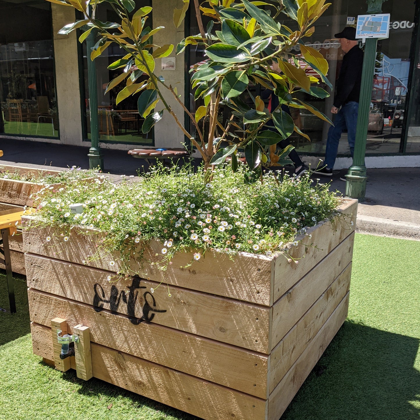 ORTO Self Watering Planter Box 90 x 90 x 65cm