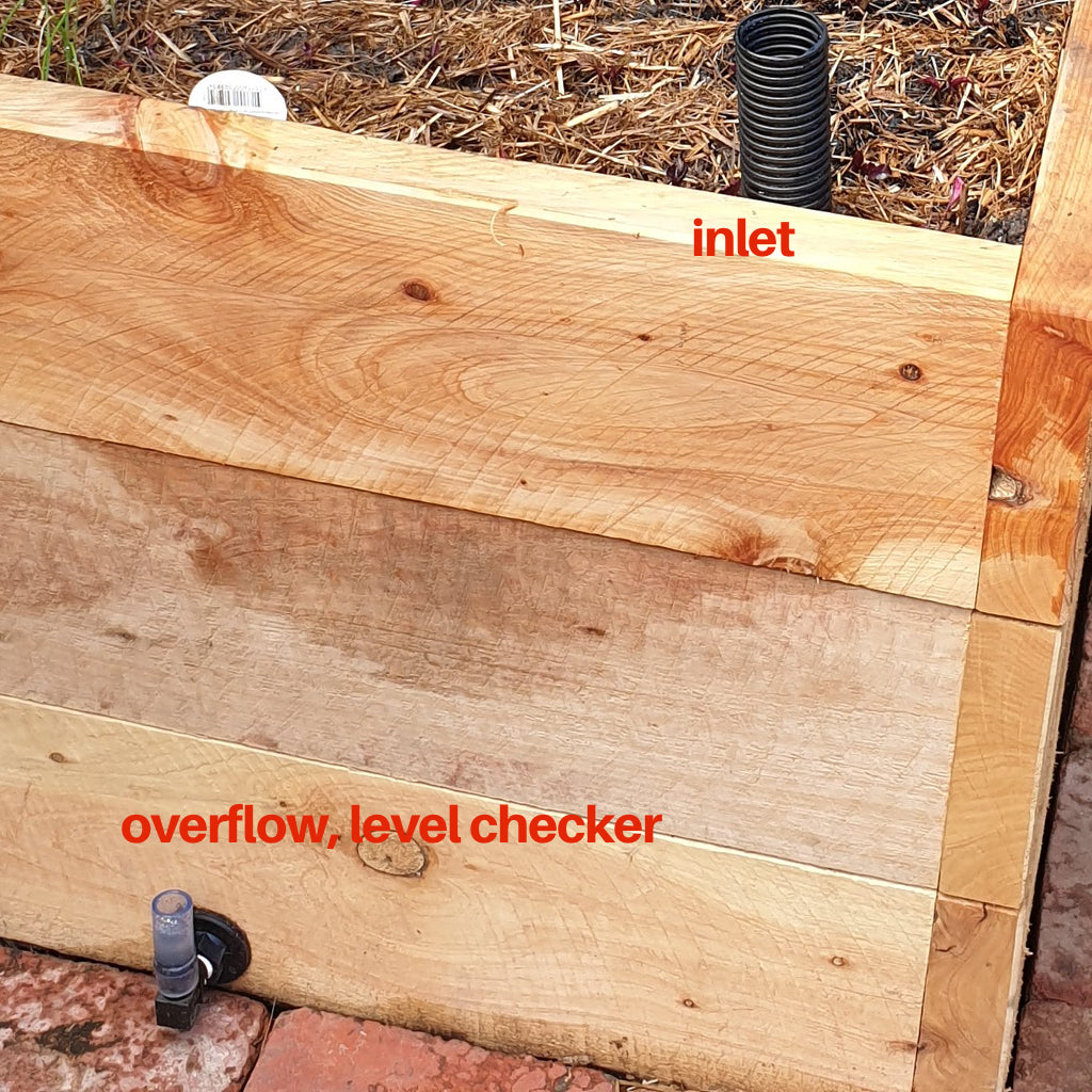Raised Wicking Bed 1.0 x 1.0m x 0.6m High