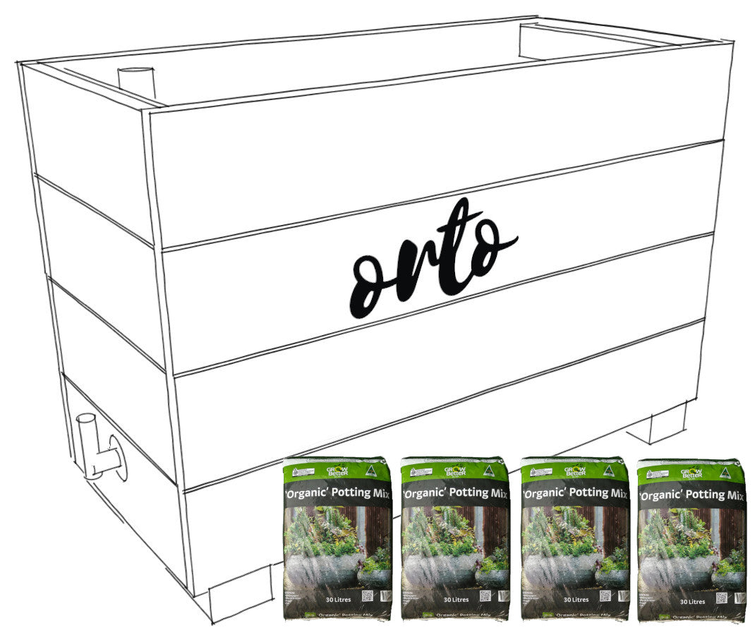 ORTO Self Watering Planter Box 90 x 42 x 69cm