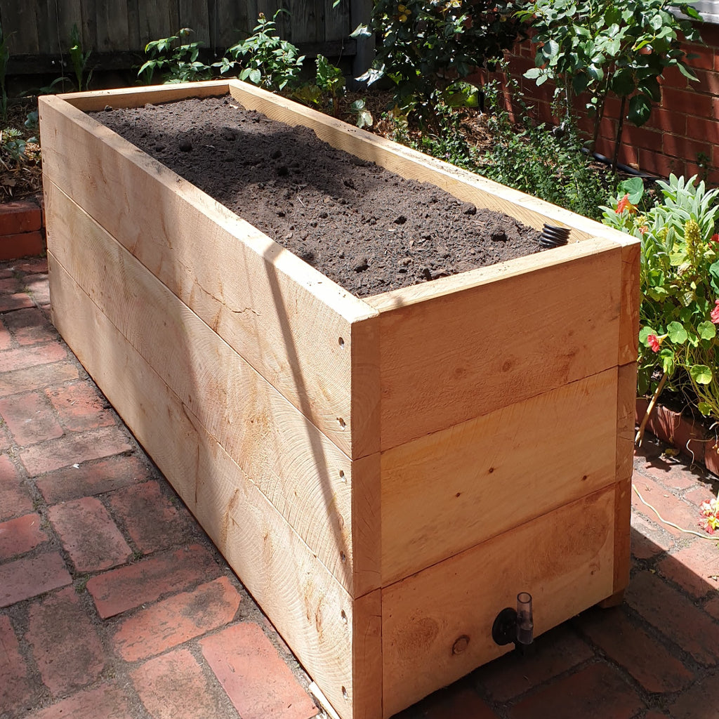 Raised Wicking Bed 1.8 x 0.9m — Orto Urban Gardens